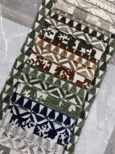 Artistic Geometric Chenille Fabric for Sofa