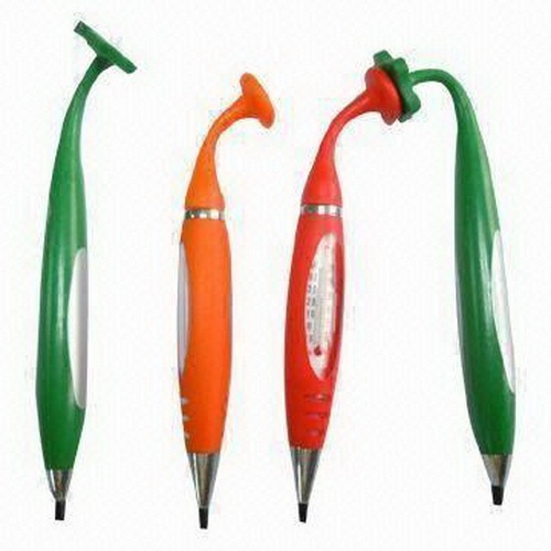 Pen Plastik Bulpen Promosi W / Thermometer