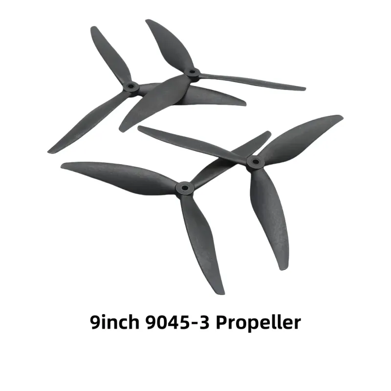 Drone Propeller: 9 Inch Three Leaf Fiberglass RC Aircraft Accessory