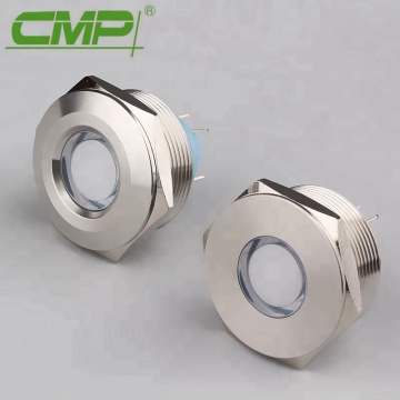 25mm Warning Red Colour Malfunction Indicator Lamp