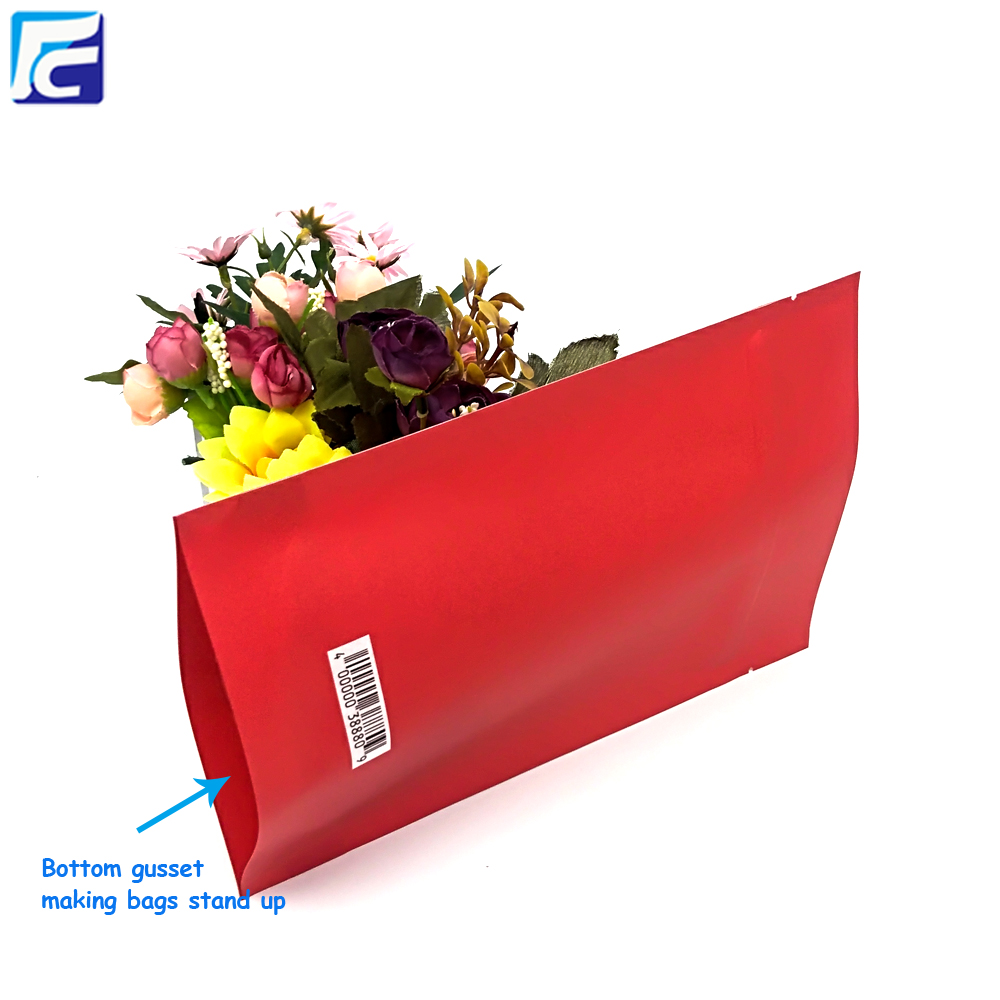 Ziplock Kraft Paper Stand Up Pouch Bag 