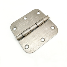 3.5 Inch American White Nickel Round Hinge