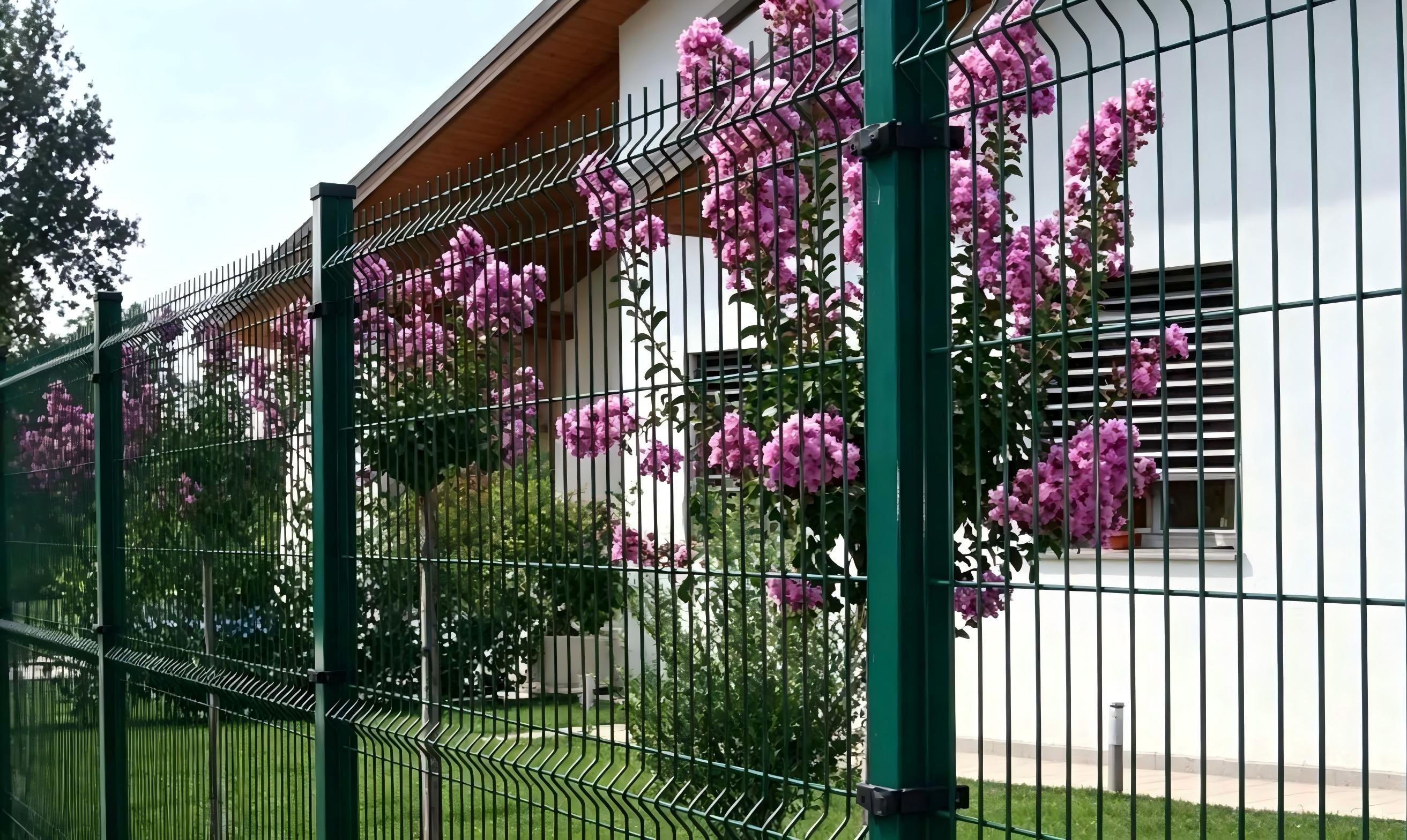 Panel de malla de alambre curvado para jardín Garden curved wire mesh panel