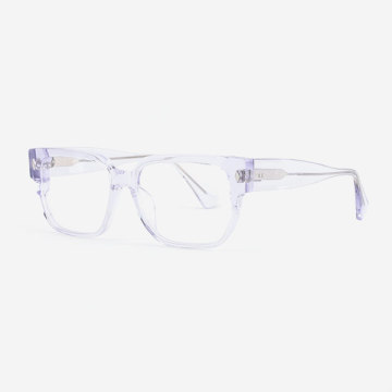 Rectangular Acetate Men's Optical Frames