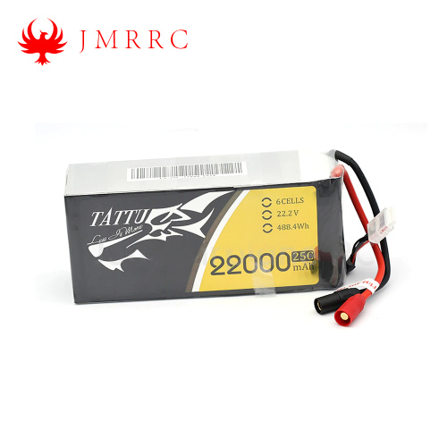 Batterie pour drone Lipo TATTU 22000mAh 6S 25C 22.2V