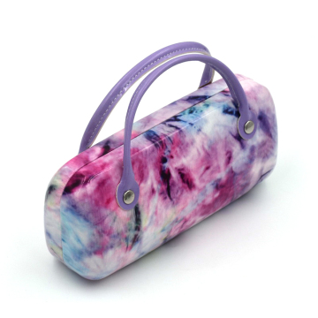 PU Metal Hard Glasses Cases Sunglasses Leather Case with Handle