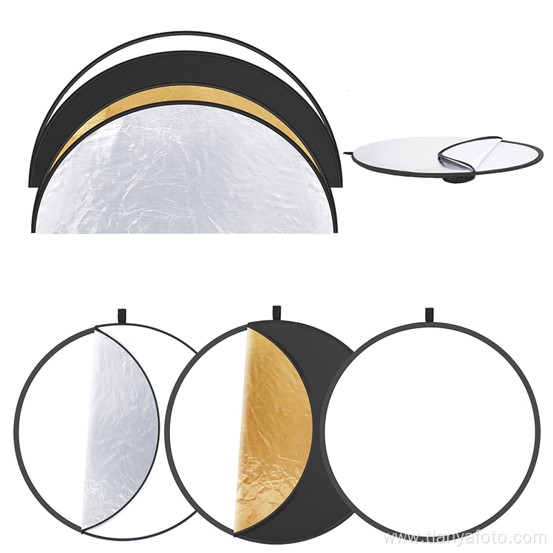 60cm 5in1 Collapsible photographic reflector panel Kit