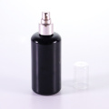 200ml Round Shoulder Black Lotion Glass Bottle