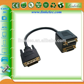 Factory wholesale dual dvi adapter male to female
