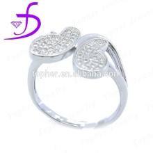 Fashion 925 sterling silver graceful butterfly ring