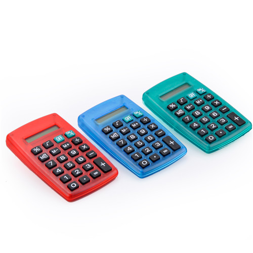 8 Digits Colorful Pocket Electronics Calculator