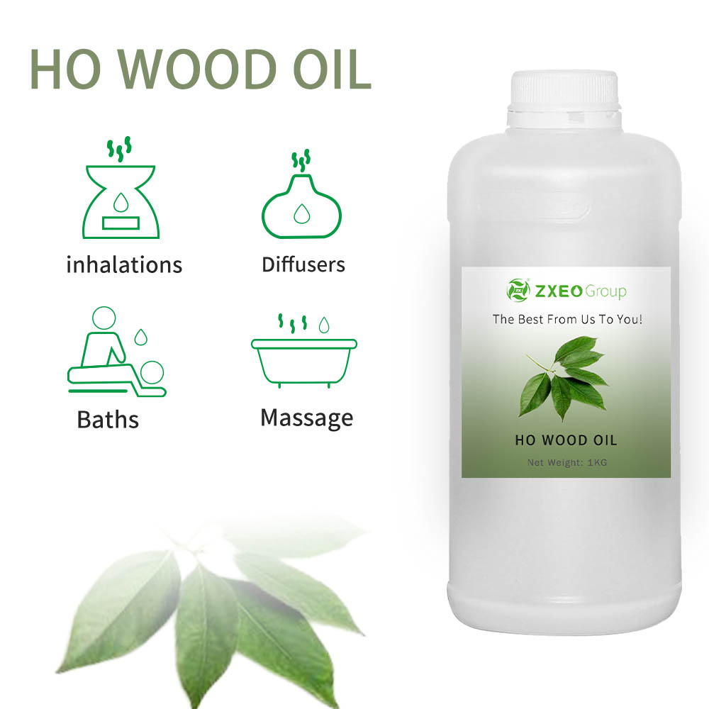 Óleo de madeira orgânica natural pura de linalil/ho para cuidados com a pele