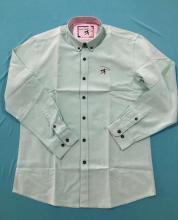 Wholesale Light Green Kids Clothes Leisure Shirts