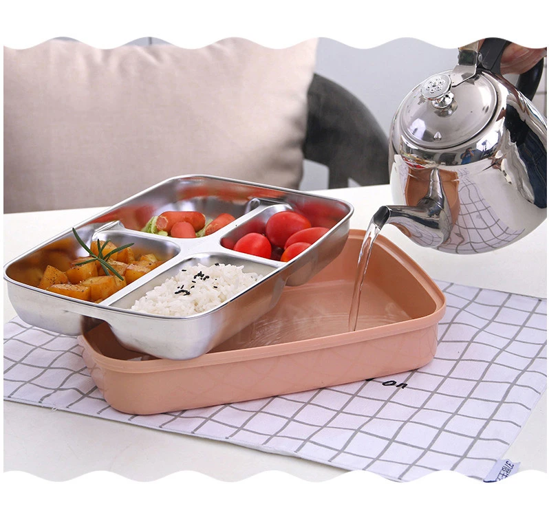 BPA Free High Resistant Microwave Safe Stainless Steel Lunch Box