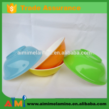 two tone color melamine bowl ,melamine deep bowl,soup bowl