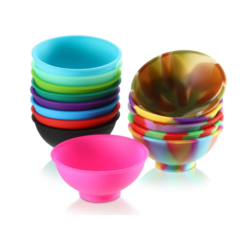 Bacias de frutas de silicone multicolor personalizadas úteis