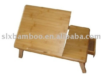 bamboo notebook PC desk