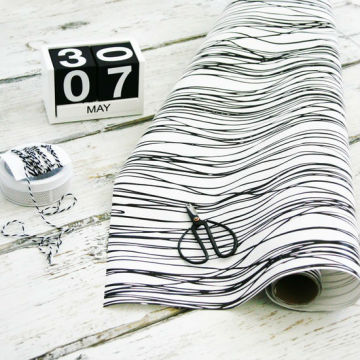 Black And White paper wrapping paper