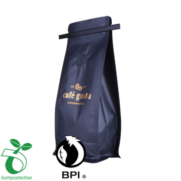 Tin Tie Side Gusset Flat Bottom Drip Coffee Bean Packaging Bag