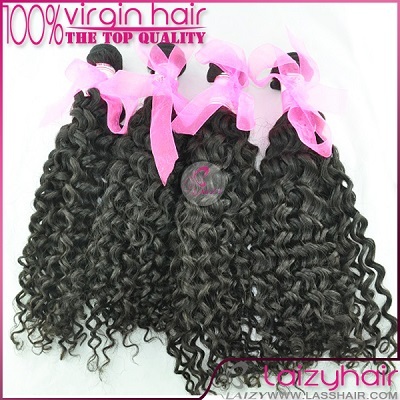 100% Virgin Remy Peruvian Curly Hair Factory Price