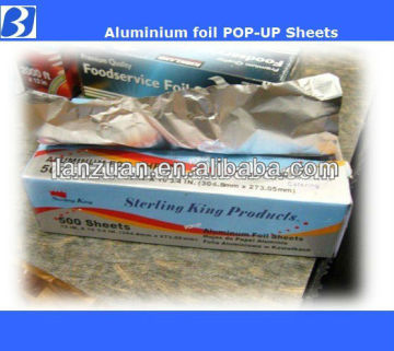 POP-UP wrapping foil sheet