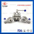 Stainless Steel Butterfly Valve for Food Grade Industrial
