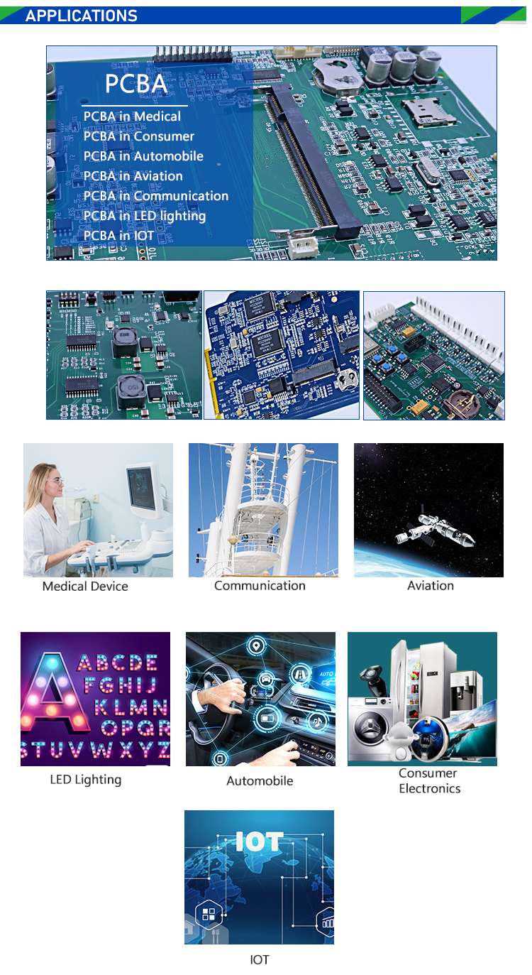 Customized electronic circuit board turnkey service multilayer pcba assembly pcb manufacturer