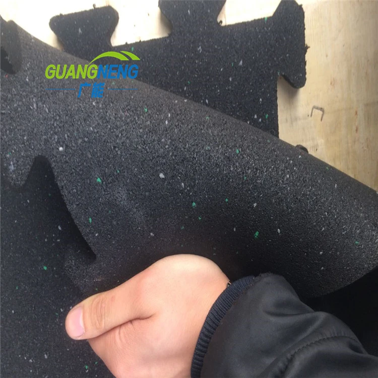 Interlocking Wearing-Resistant Rubber Rubber Gym Flooring Mats