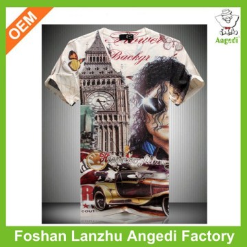 wholesale all over sublimation printing t-shirt