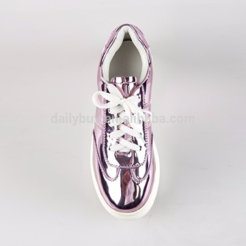 classic alligator silver purple shoes