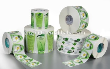 Round Color Printing Adheasive Sticker Label