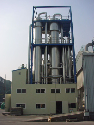 evaporator for wastewater treatment