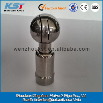 ss304 1 1/2" sanitary female threaded rotary spray ball