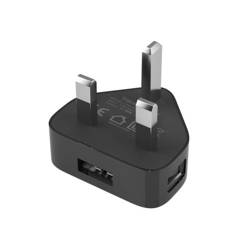 UK 3 pin USB Porta singola 5W USBCharger