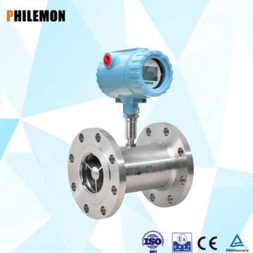 Intelligent thread oil turbine flowmeter