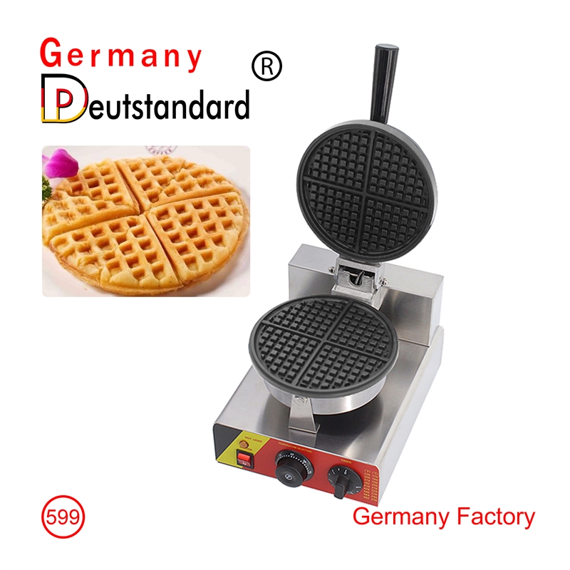 runde Waffelmaschine Waffelmaschine mit einem Kopf