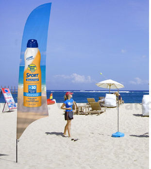 2013 promotional 6.5m Wind Banner