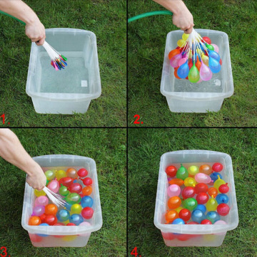 Sublimation Hot Sale Natural Bunch Water Balloons