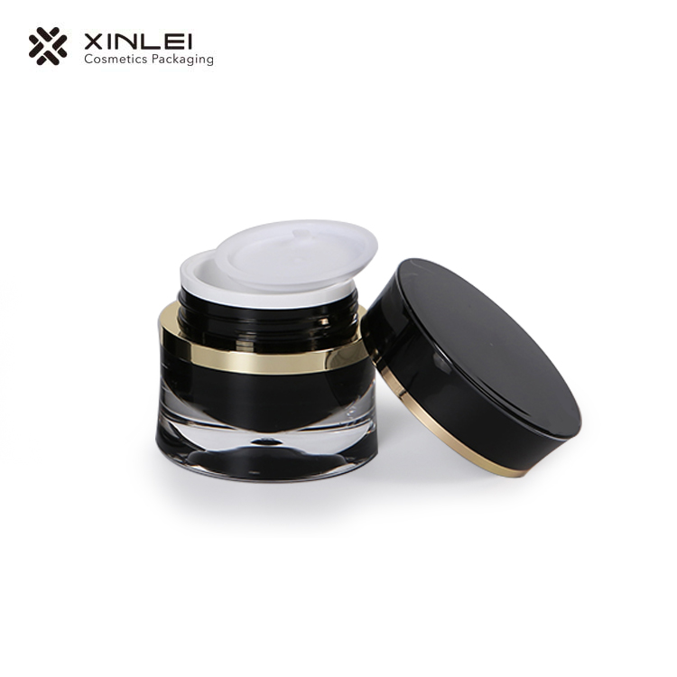 Round Elegant Cosmetic Acrylic Jar 