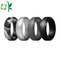 Cool Golden/Silver Powder Silicone Ring Custom Sports Ring