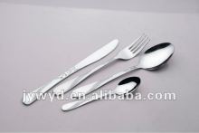 stainless steel flatware with nice patterns on handle