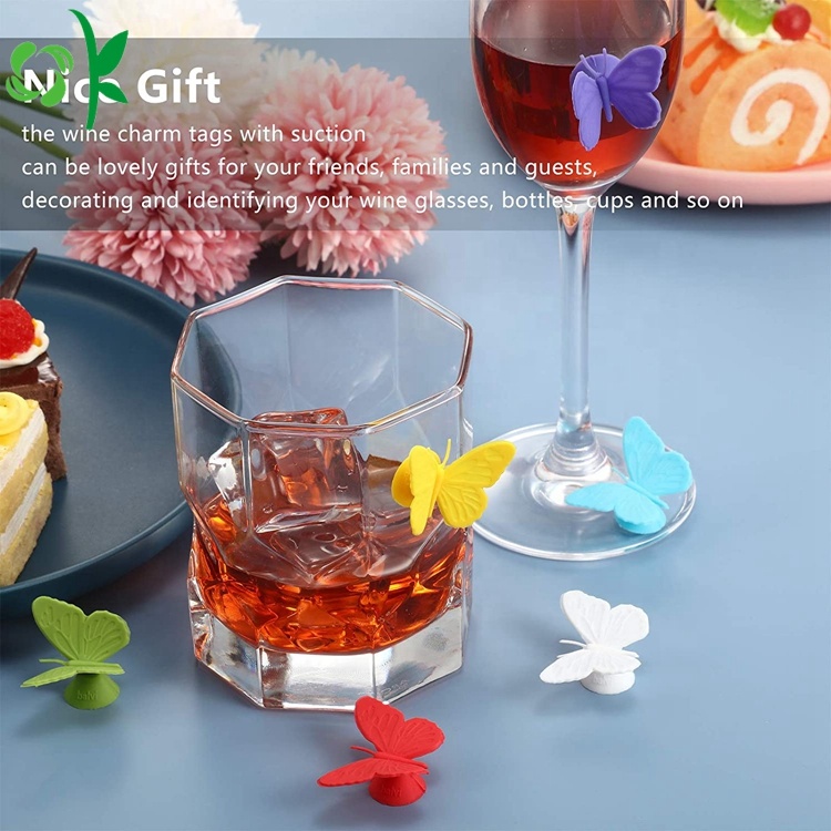 Silicone Wine Glass Bottle Marker