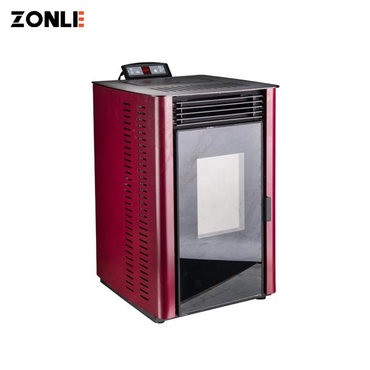 Factory direct Model ZLKM06 Mini Stainless Steel wood pellet fireplace stove european pellet stove