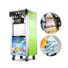 Commercial Floor Standing Triple Flavor Soft Serve Ice Cream Machine for Sale