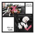 Elastic Bungee Dog Seat Belt Harness