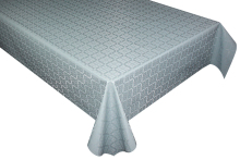 Solid Embossed Fabric Tablecloth 8' Custom Table Covers