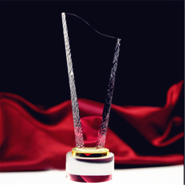 Custom Design Crystal Glass Champions Trophy Awards