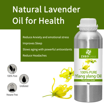 OEM/ODM शीर्ष ग्रेड मालिश आवश्यक तेल शुद्ध अर्क प्राकृतिक ylang ylang तेल डिफ्यूज़र के लिए