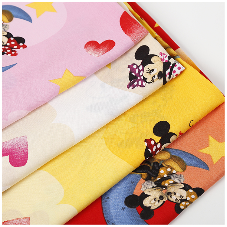 Cheap price shirting poplin printed plain rayon fabric made roll in stocks