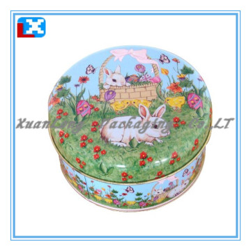 Round Candy Tin Box